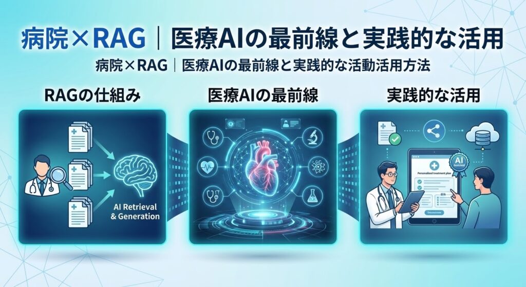 病院×RAG｜医療AIの最前線と実践的な活用アプローチ
