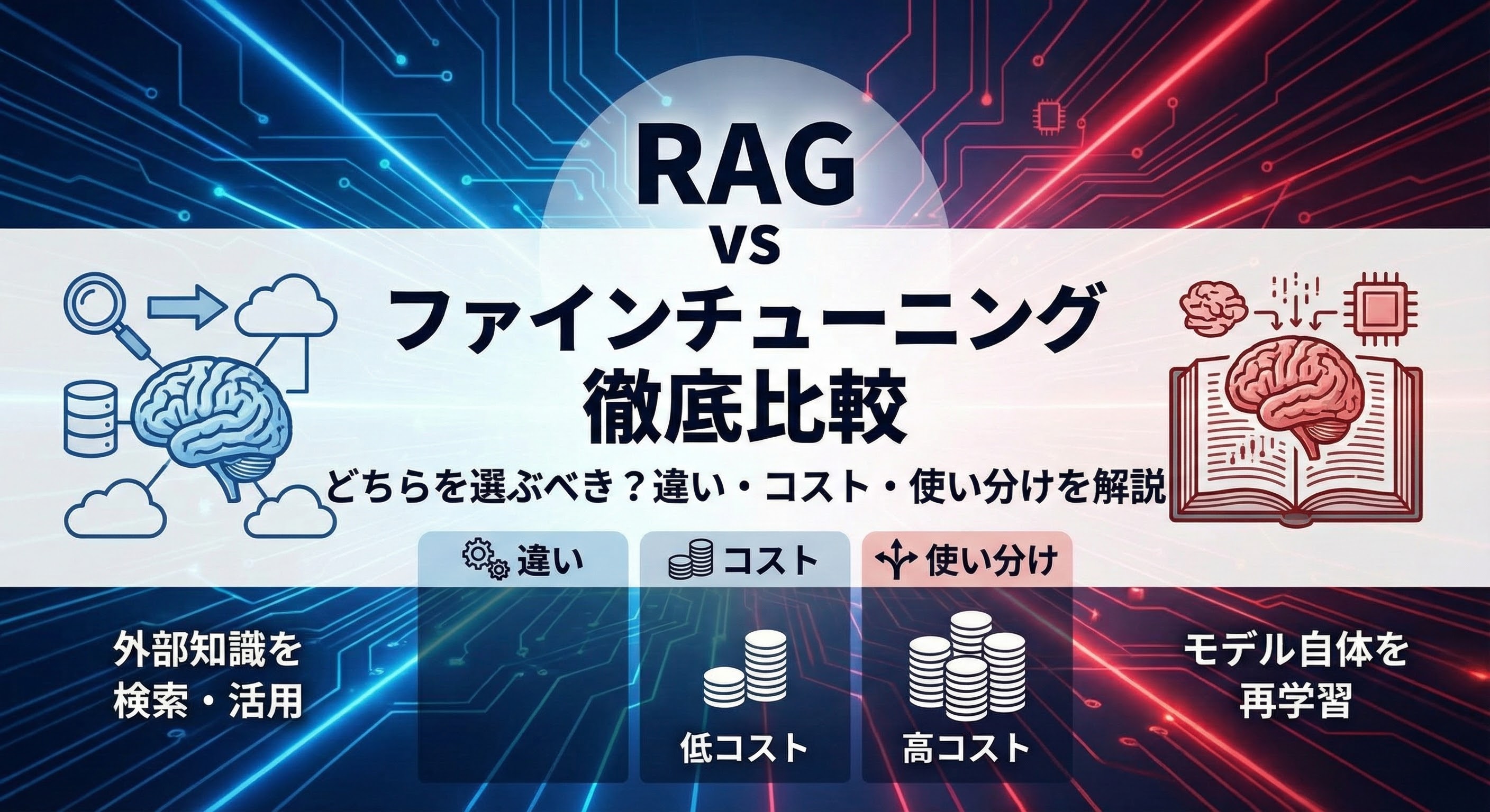RAG vs ファインチューニング徹底比較