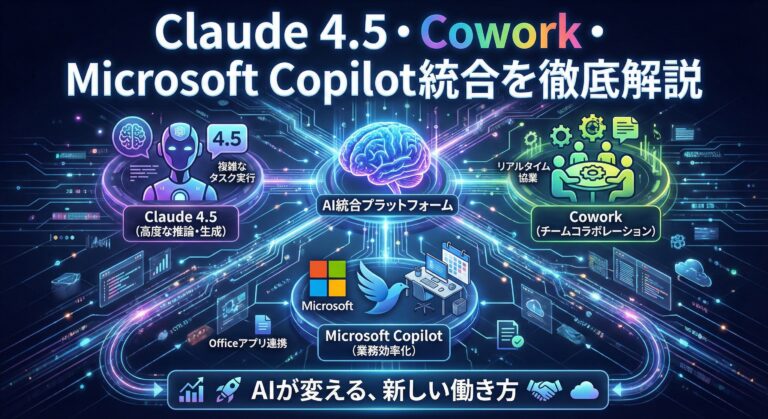 Claude完全ガイド【2026年最新】｜Claude 4.5・Cowork・Microsoft Copilot統合を徹底解説