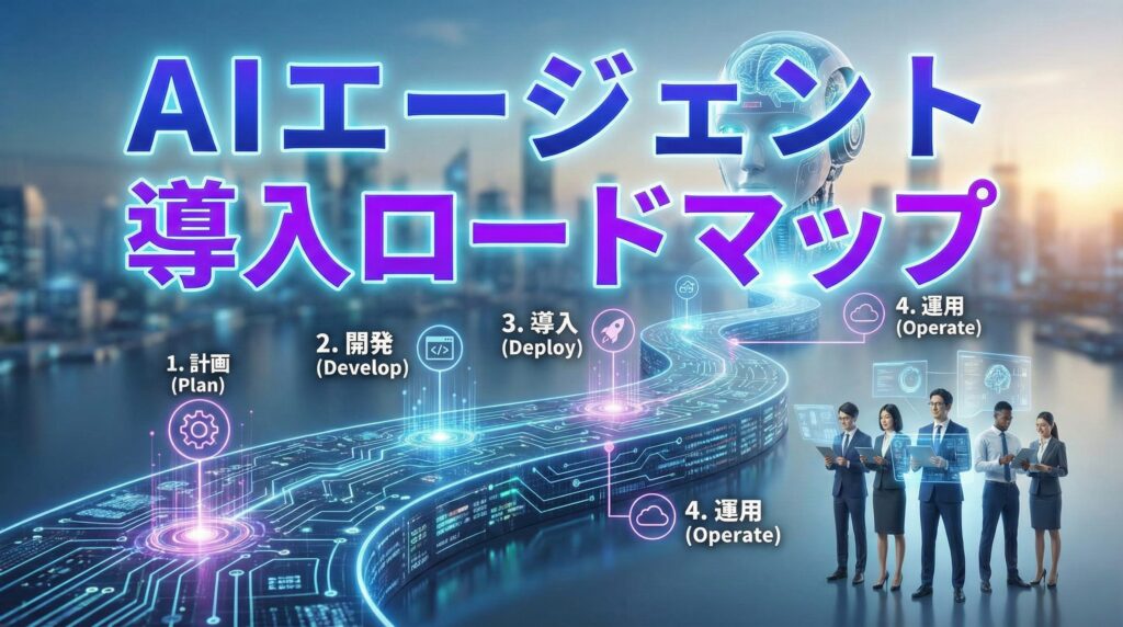 AIエージェント導入ロードマップ【2026年最新】｜スモールスタートから全社展開まで完全ガイド