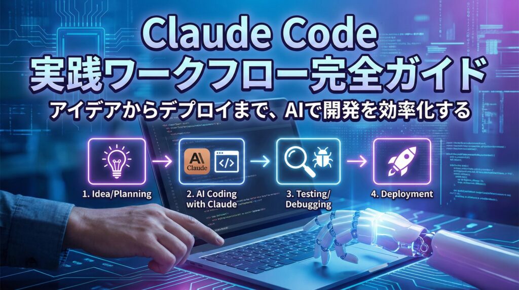 Claude Code 実践ワークフロー完全ガイド【2026年最新】｜現場で差がつく使いこなし術