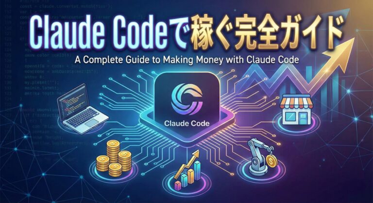 Claude Codeで稼ぐ完全ガイド【2026年最新】｜初心者が月30万円を達成する最短ロードマップ
