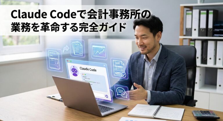 Claude Codeで会計事務所の業務を革命する完全ガイド【2026年最新】｜仕訳自動化・MCP連携・無人化まで徹底解説