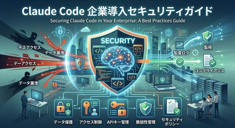Claude Code 企業導入セキュリティガイド【2026年最新】｜データ保護・権限管理・コンプライアンスを完全網羅