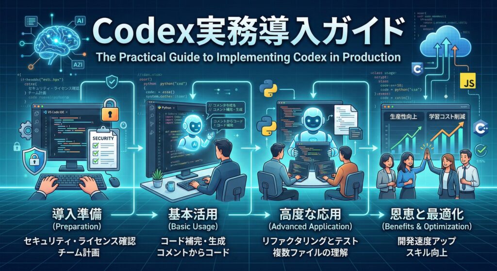 Codex実務導入ガイド【2026年最新】AGENTS.md設計から運用改善まで完全公開