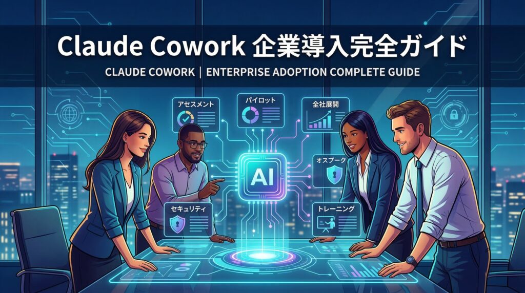 Claude Cowork 企業導入完全ガイド【2026年最新】｜管理機能・プラグイン統制・部門別活用からClaude Codeとの使い分けまで