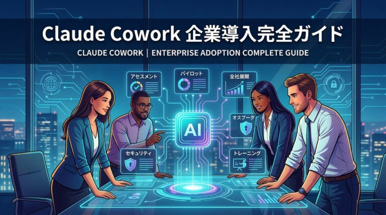 Claude Cowork 企業導入完全ガイド【2026年最新】｜管理機能・プラグイン統制・部門別活用からClaude Codeとの使い分けまで